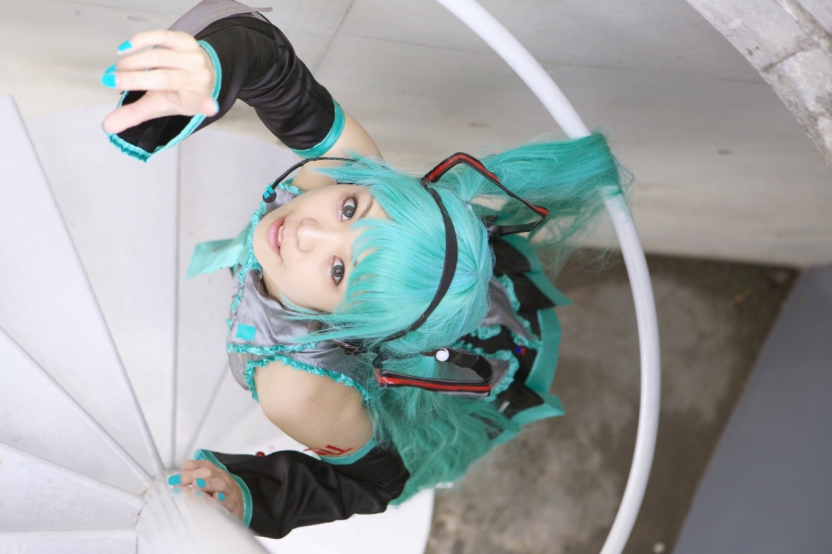 [Cosplay]  Vocaloid - Sexy Hatsune Miku